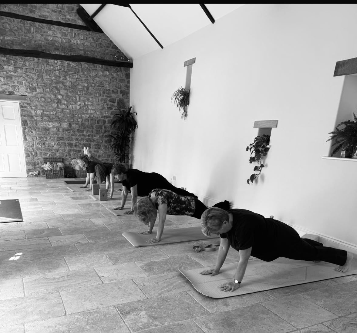 Fire & Form yoga class in Braunston — Plank work and progressive strength